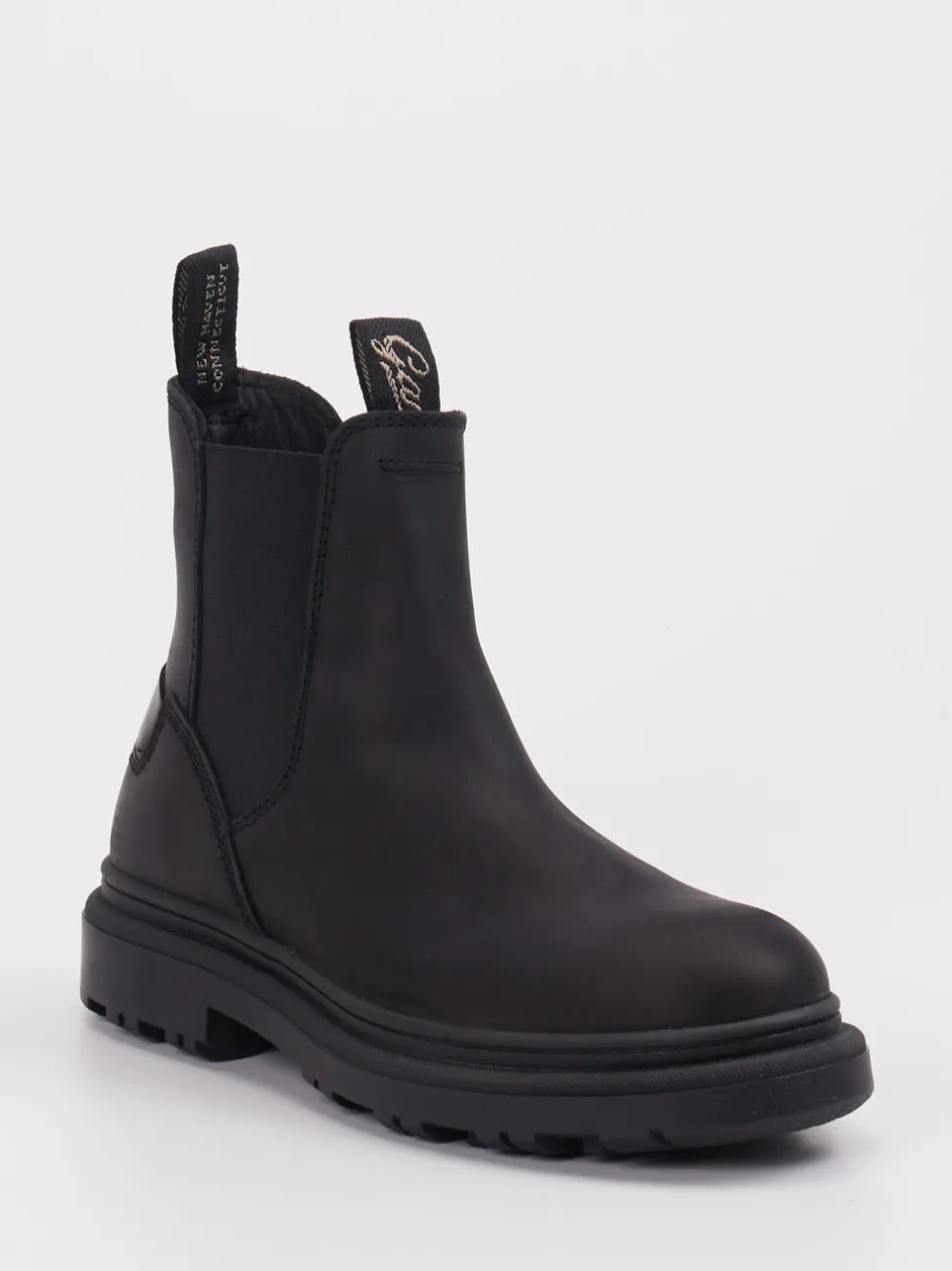 Gant – Chelsea Boots aus Leder schwarz