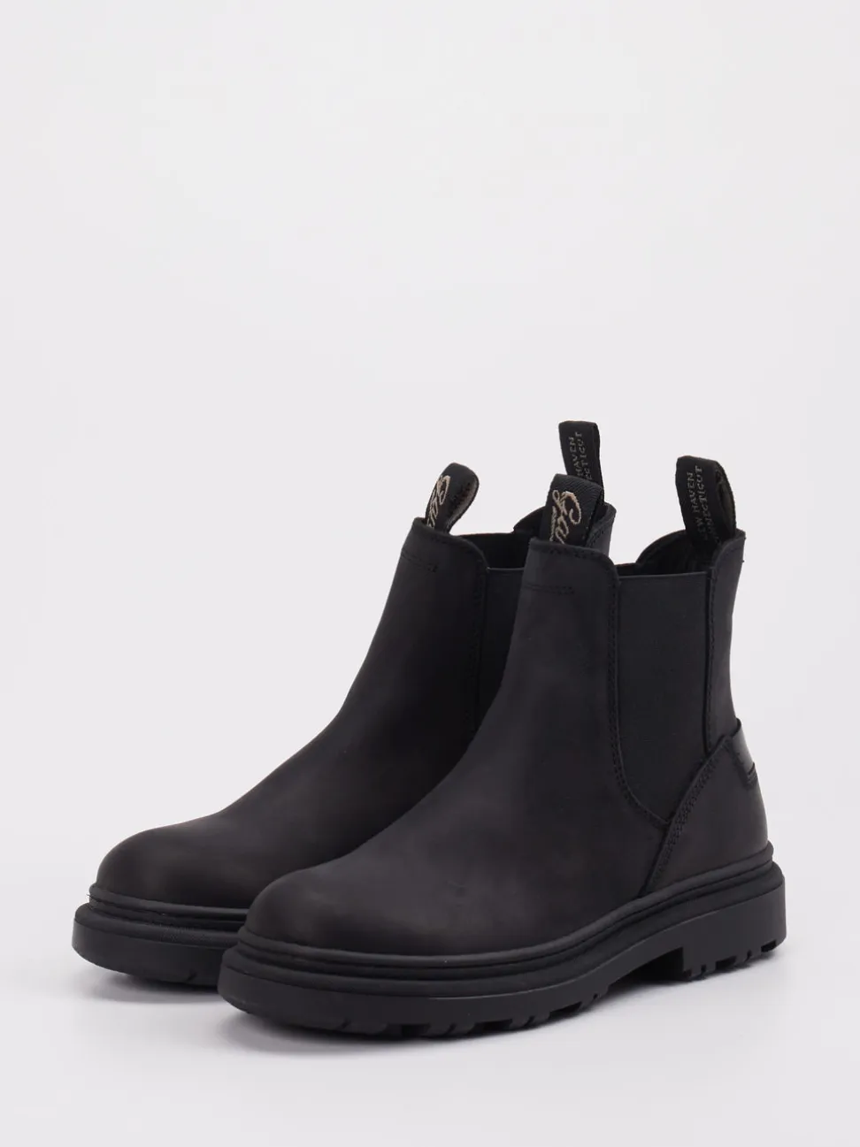 Gant – Chelsea Boots aus Leder schwarz