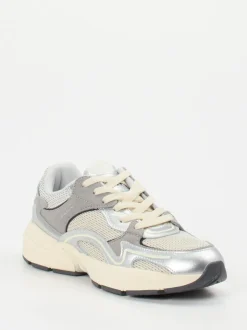 Gant – Chunky Sneaker aus Metallicleder und Velours