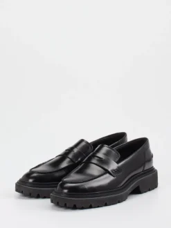 Gant – Loafer aus Hochglanzleder Schwarz