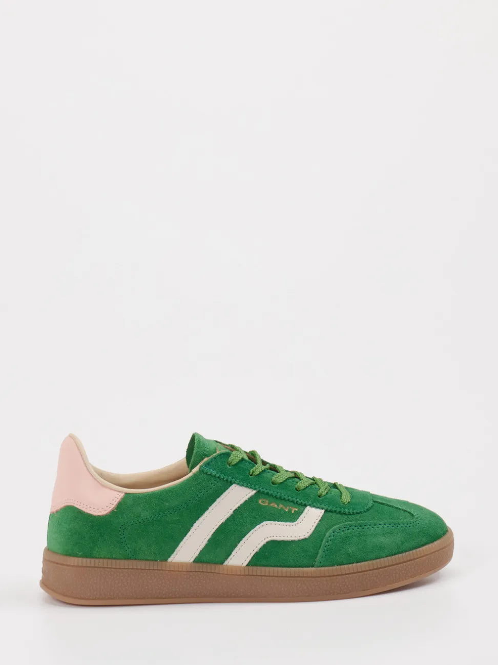 Gant – Retro-Sneaker aus Veloursleder grün