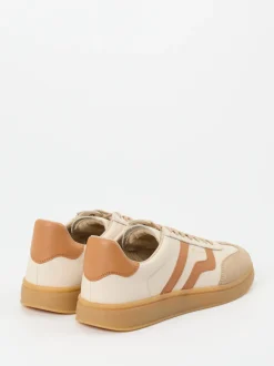Gant – Retro-Sneaker aus Veloursleder in Beige