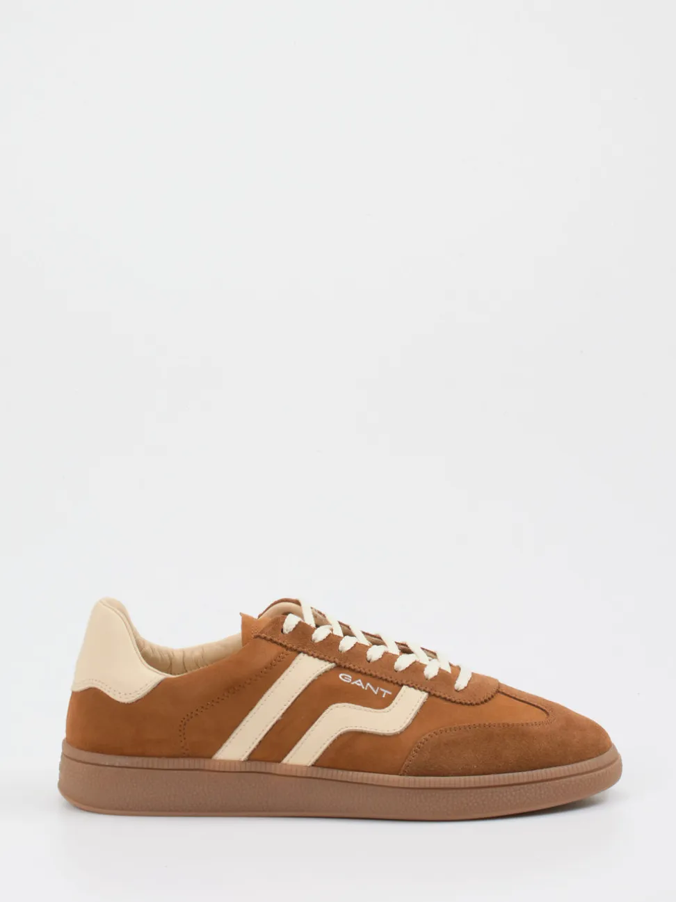 Gant – Retro-Sneaker aus Veloursleder in Braun