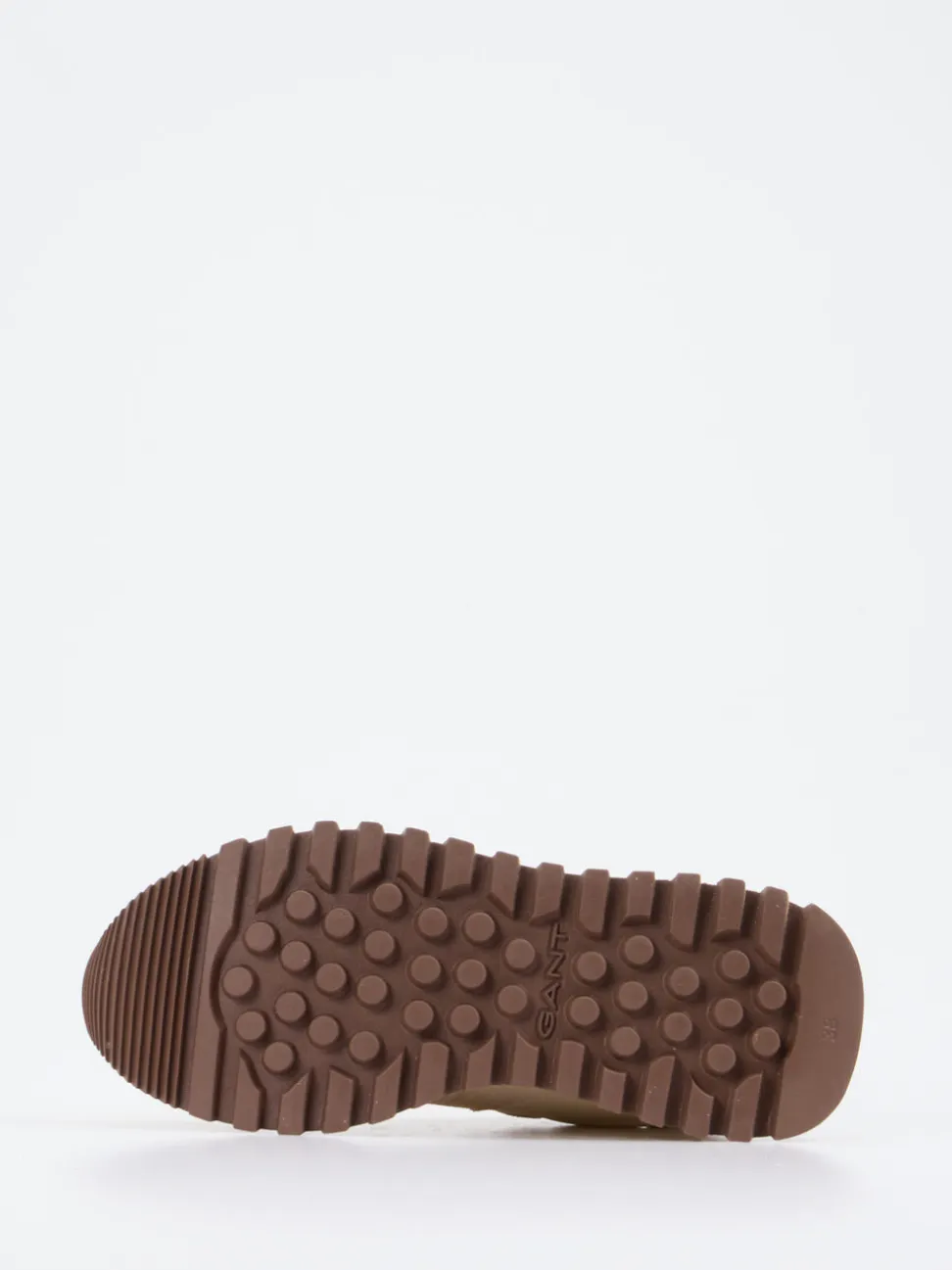 Gant – Retro-Sneaker aus Veloursleder und Textil beige