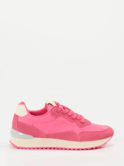 Gant – Retro-Sneaker aus Veloursleder Pink