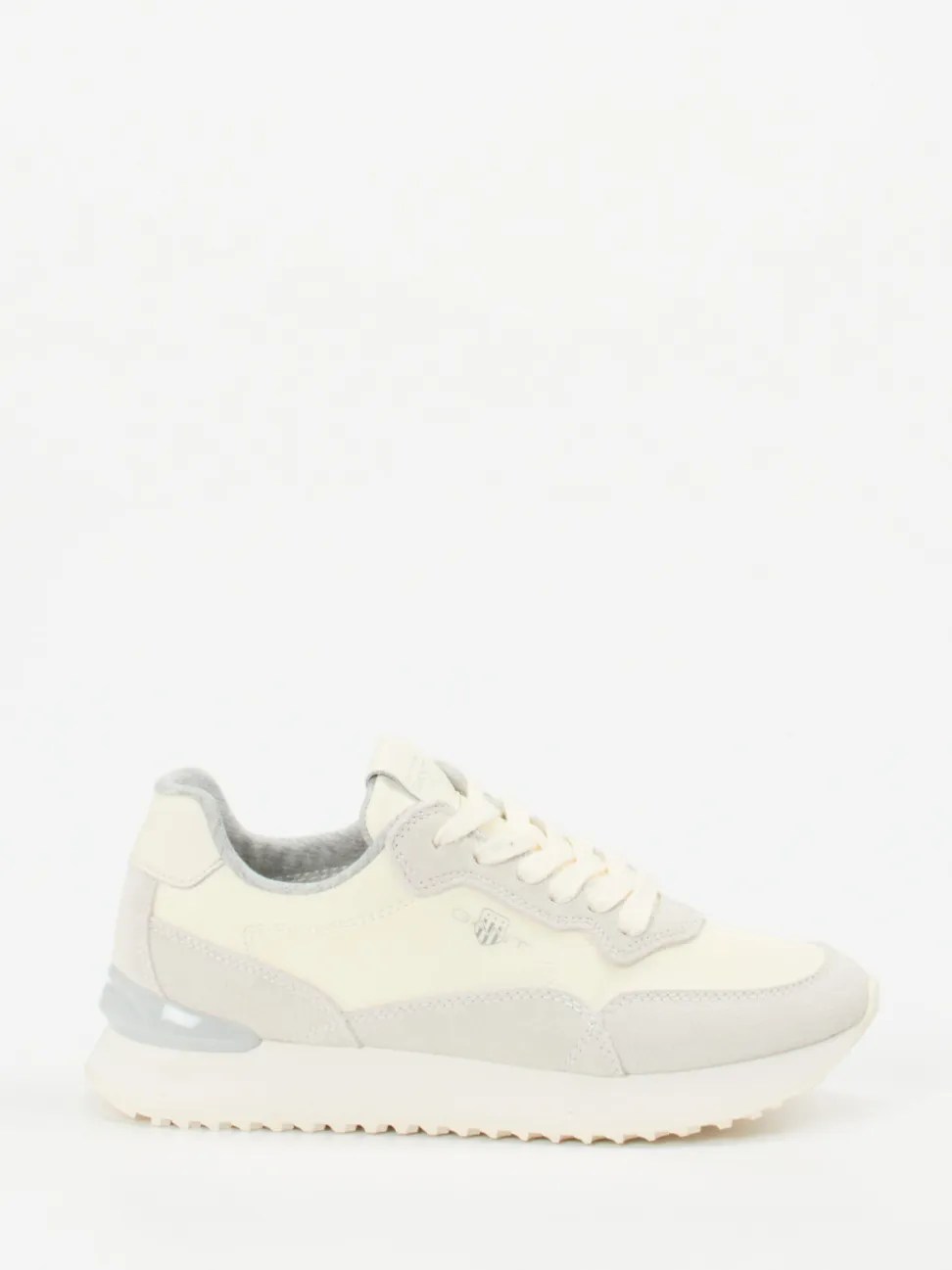 Gant – Retro-Sneaker aus Veloursleder cremeweiß