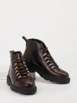 Gant – Schnürboots aus Kalbleder Dunkelbraun