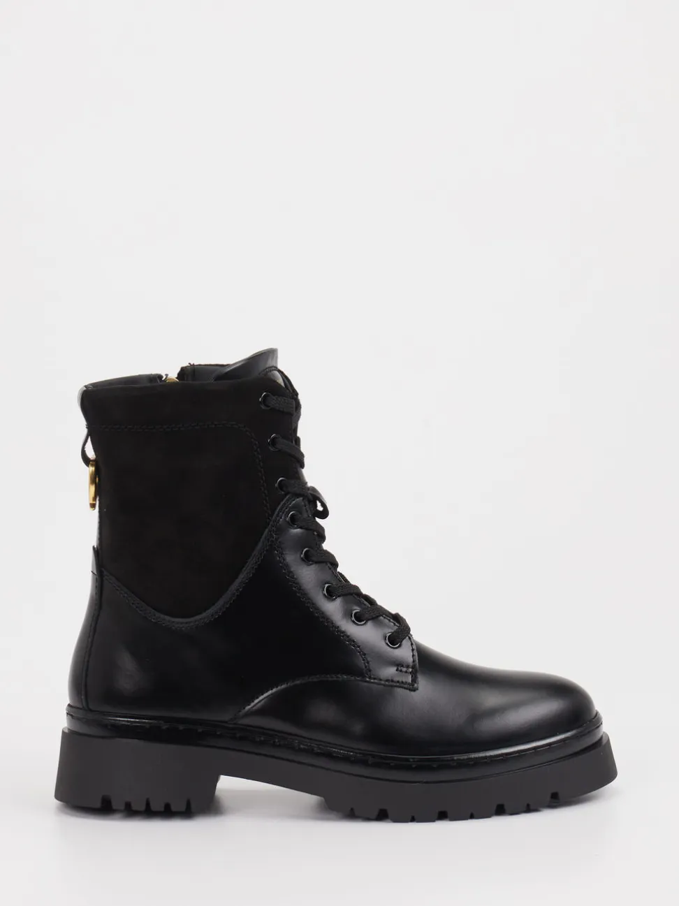 Gant – Schnürboots aus Leder schwarz