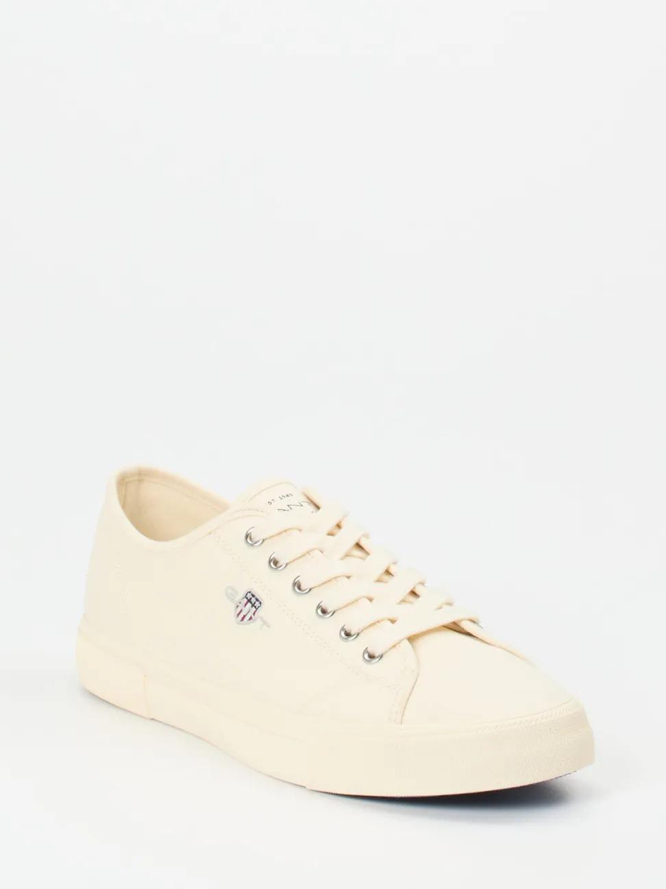Gant – Sneaker aus Canvas in Cremeweiß