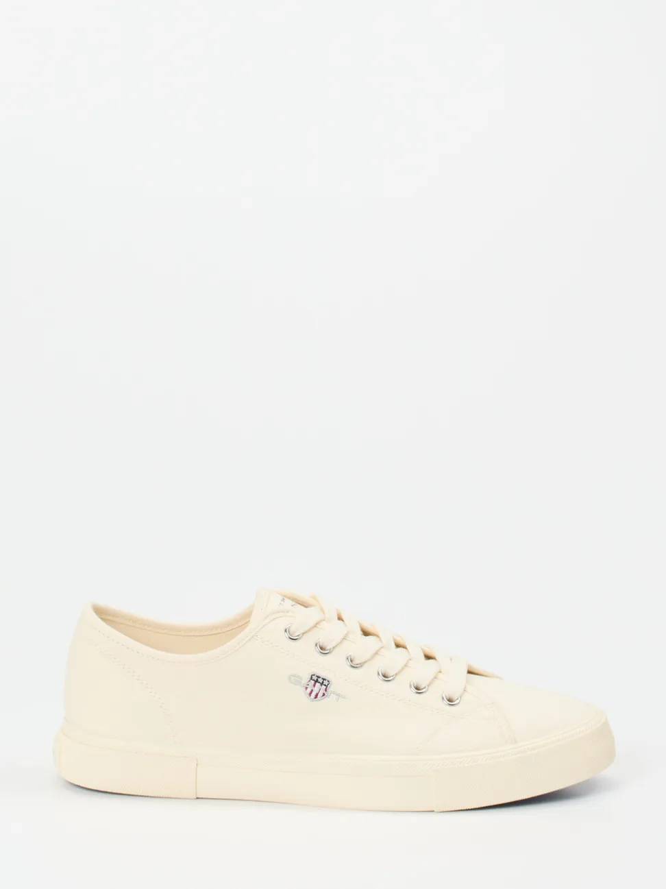 Gant – Sneaker aus Canvas in Cremeweiß