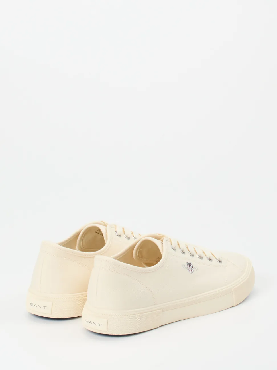 Gant – Sneaker aus Canvas in Cremeweiß