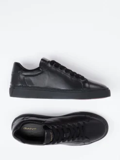 Gant – Sneaker aus Kalbleder in Schwarz
