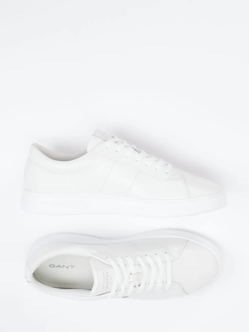 Gant – Sneaker aus Kalbleder Off-White