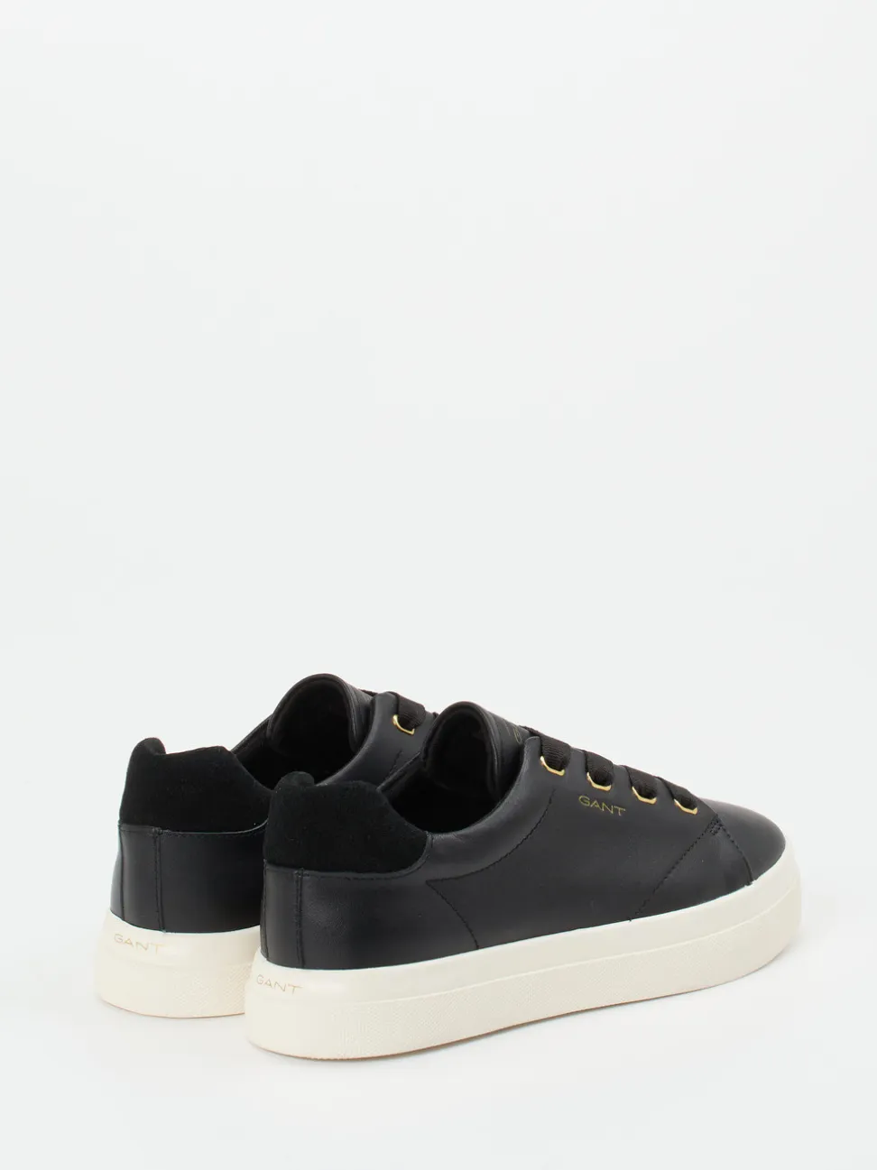 Gant – Sneaker aus Kalbleder in Schwarz