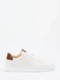 Gant – Sneaker aus Kalbleder in Offwhite