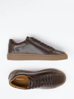 Gant – Sneaker aus Kalbleder in Braun