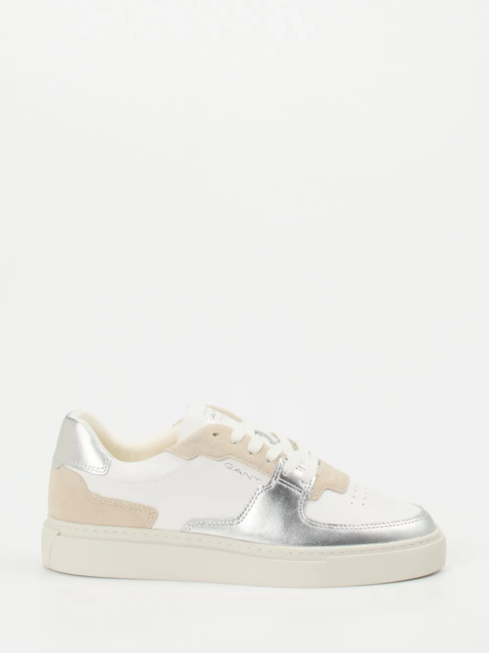 Gant – Sneaker aus Lammleder mit Metallic-Detail