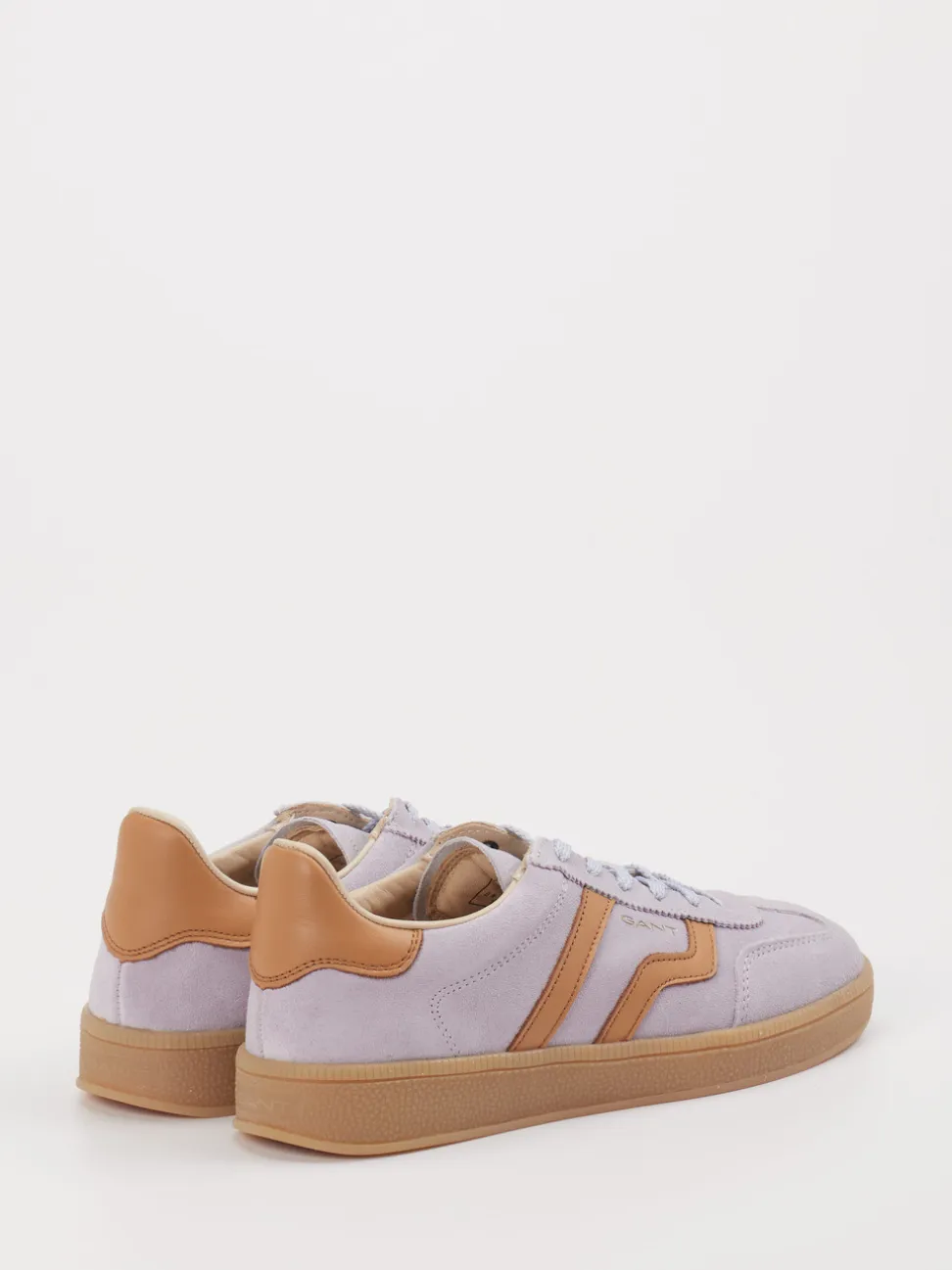 Gant – Sneaker aus Leder-Mix in Flieder