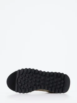 Gant – Sneaker aus Veloursleder und Textil taupe