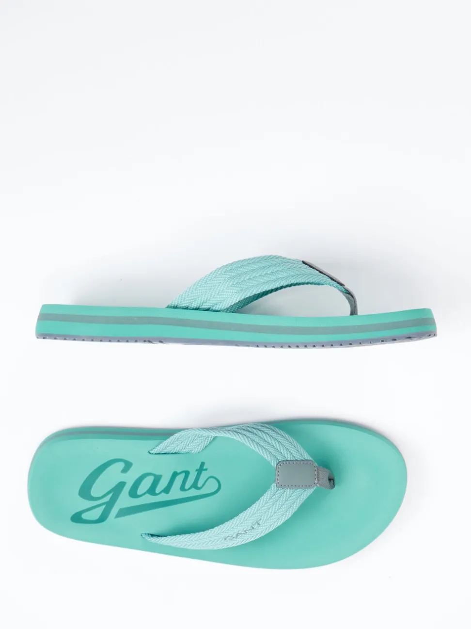 Gant – Zehentrenner aus Textil in Mintgrün