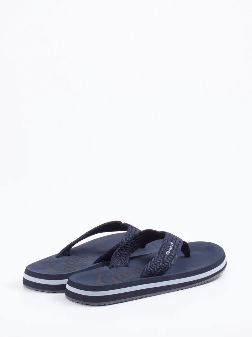 Gant – Zehentrenner aus Textil in Marineblau