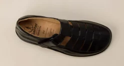 Ganter – Fischer-Sandale aus Kalbleder schwarz