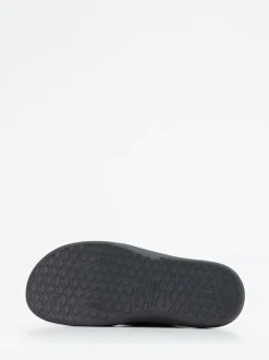 Ganter – Klettpantolette aus Kalbleder Schwarz