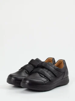 Ganter – Klettschuh aus Kalbleder schwarz