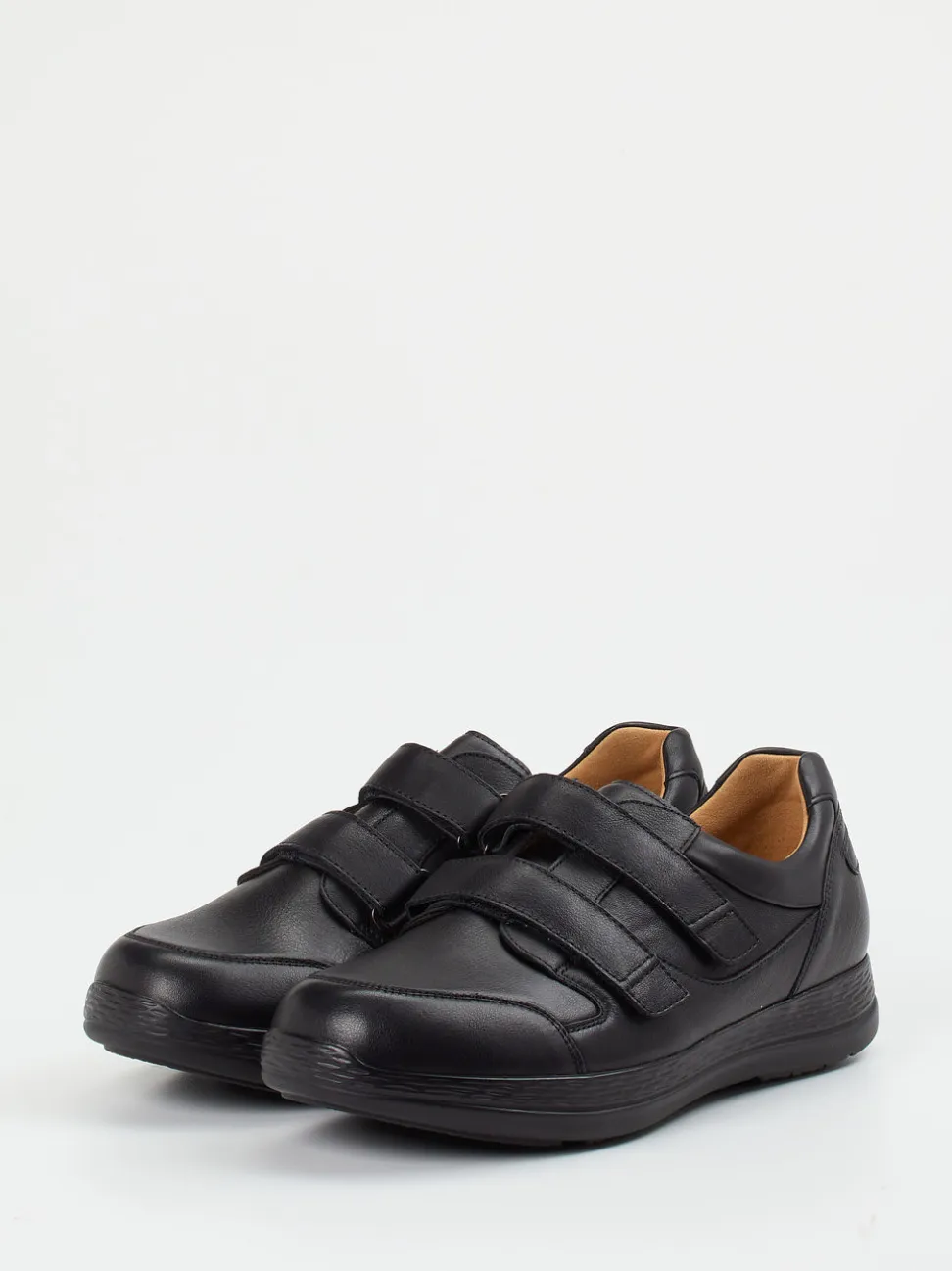 Ganter – Klettschuh aus Kalbleder schwarz
