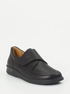 Ganter – Klettslipper aus Kalbleder Schwarz