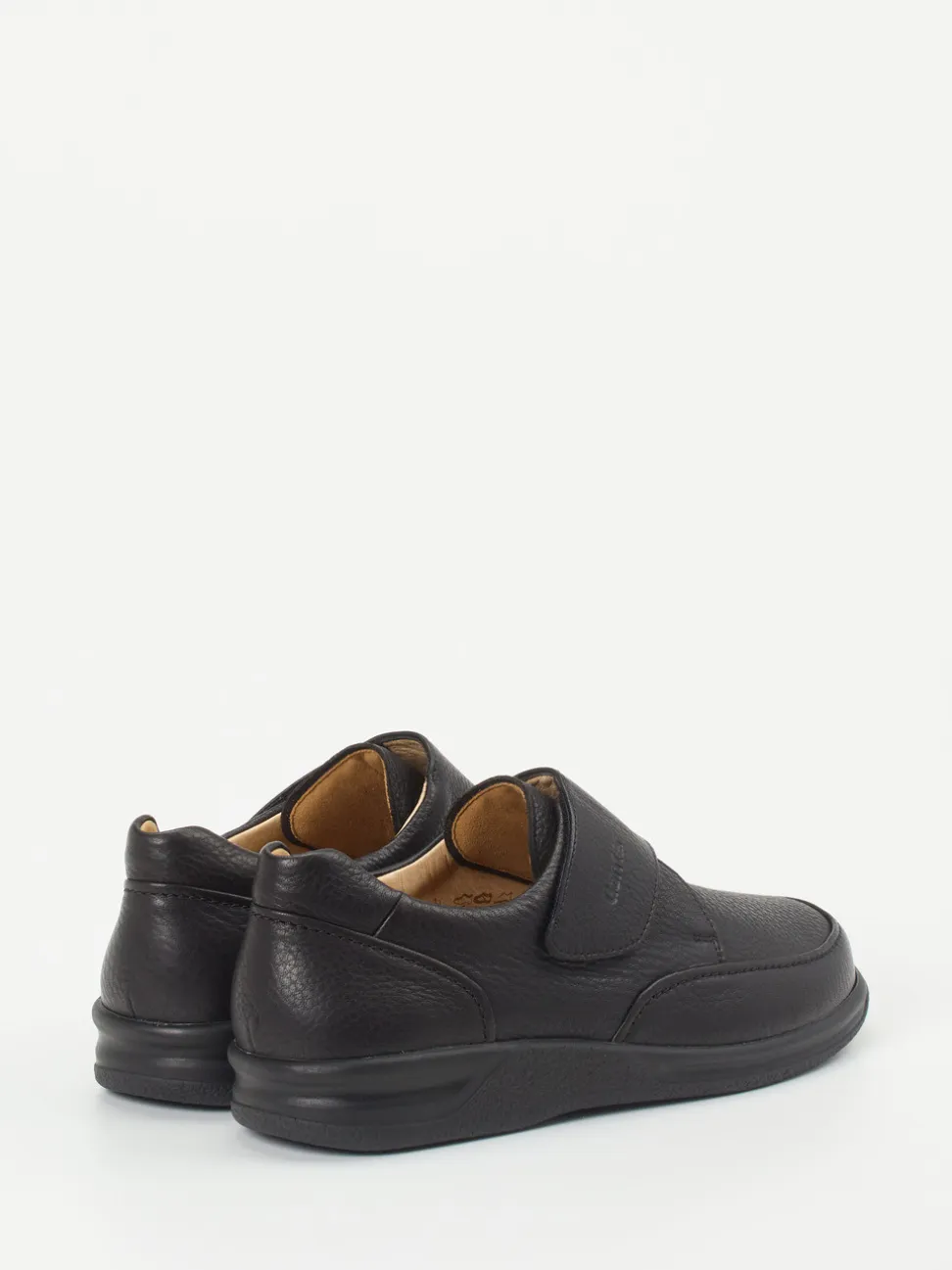 Ganter – Klettslipper aus Kalbleder Schwarz