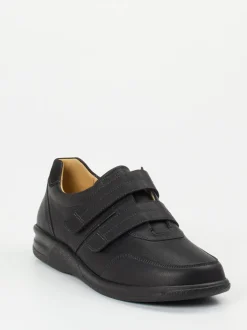 Ganter – Klettverschluss-Halbschuh aus Kalbleder schwarz