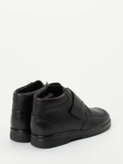 Ganter – Klettverschluss-Stiefelette aus Kalbleder schwarz