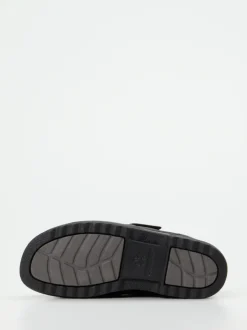 Ganter – Klettverschluss-Stiefelette aus Kalbleder schwarz