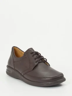 Ganter – Komfort-Halbschuhe aus Kalbleder dunkelbraun