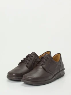 Ganter – Komfort-Halbschuhe aus Kalbleder dunkelbraun