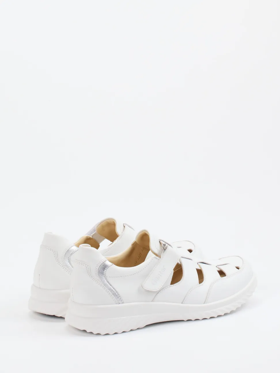 Ganter – Komfort-Sandale aus Kalbleder weiß