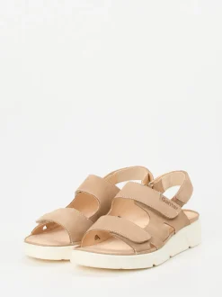 Ganter – Komfortsandale aus Nubukleder beige