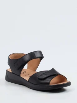 Ganter – Komfortsandalen aus Kalbleder schwarz