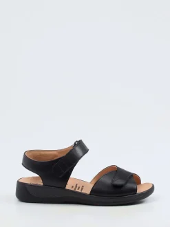 Ganter – Komfortsandalen aus Kalbleder schwarz