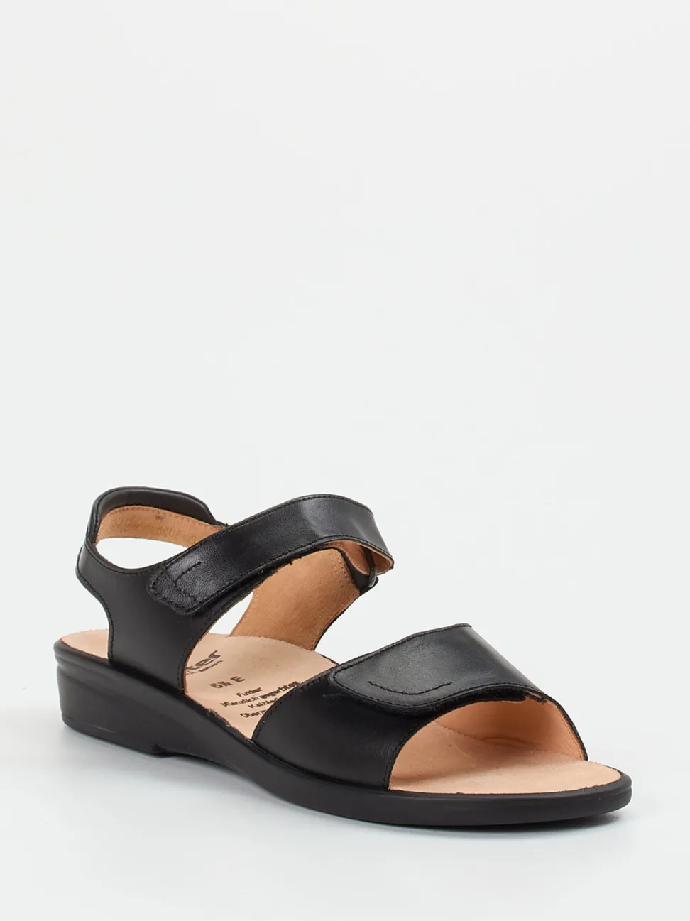Ganter – Komfortsandalen aus Kalbleder Schwarz