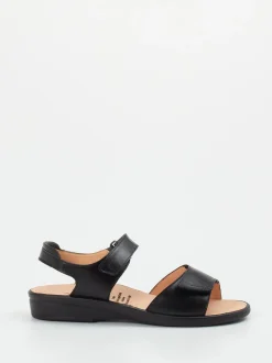 Ganter – Komfortsandalen aus Kalbleder Schwarz