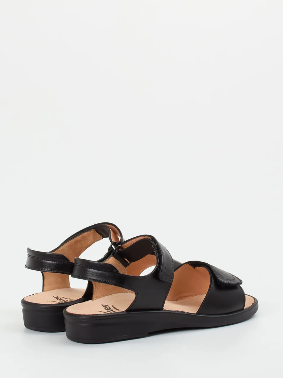 Ganter – Komfortsandalen aus Kalbleder Schwarz