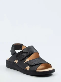 Ganter – Komfortsandalen aus Kalbleder schwarz