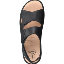 Ganter – Komfortsandalen aus Kalbleder schwarz