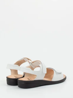 Ganter – Komfortsandalen aus Kalbleder weiß
