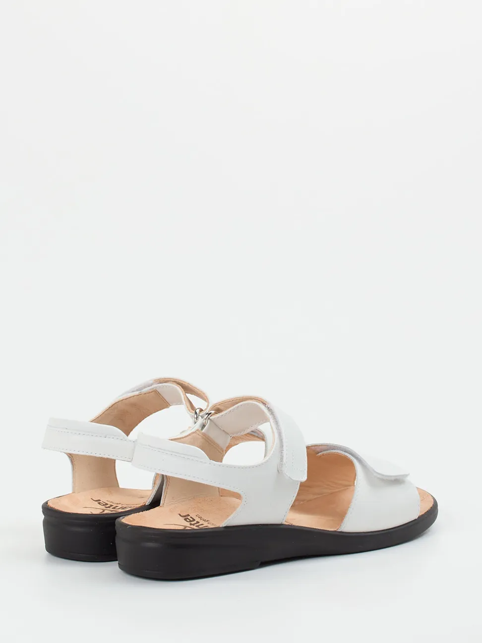 Ganter – Komfortsandalen aus Kalbleder weiß
