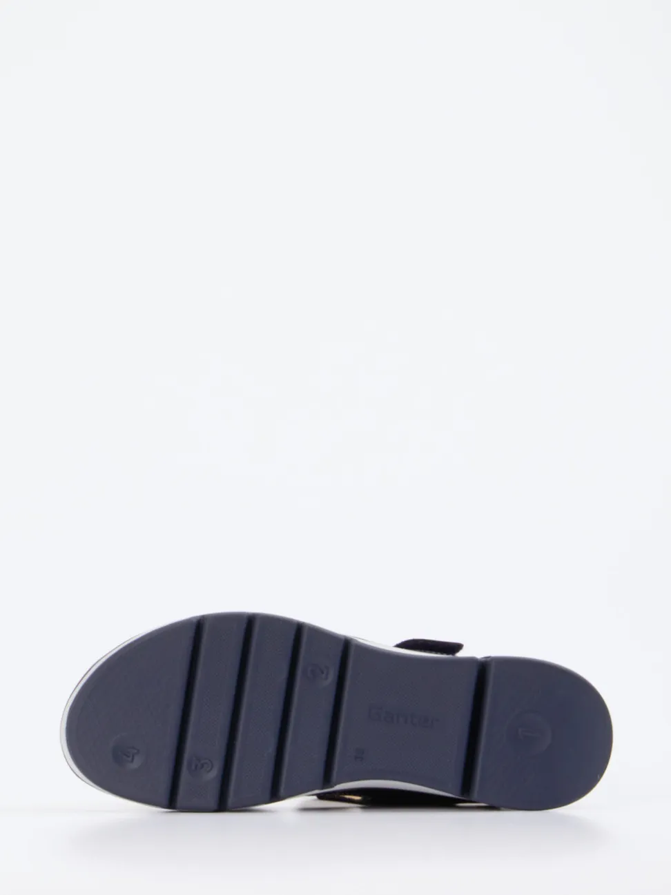 Ganter – Komfortsandalen aus Nubukleder Schwarz