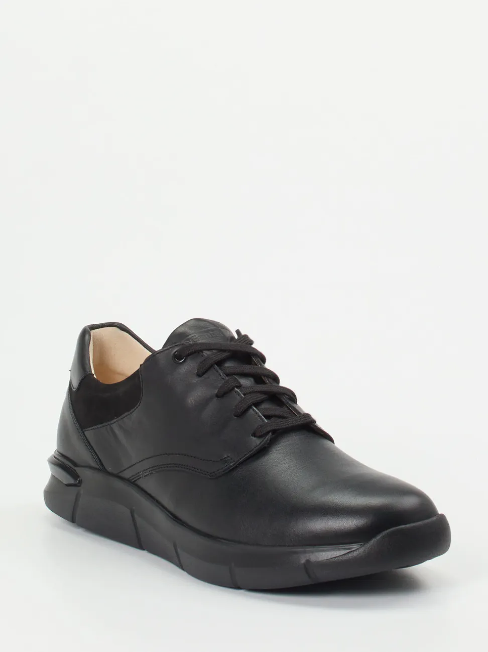 Ganter – Komfort-Schnürschuh aus Kalbleder schwarz
