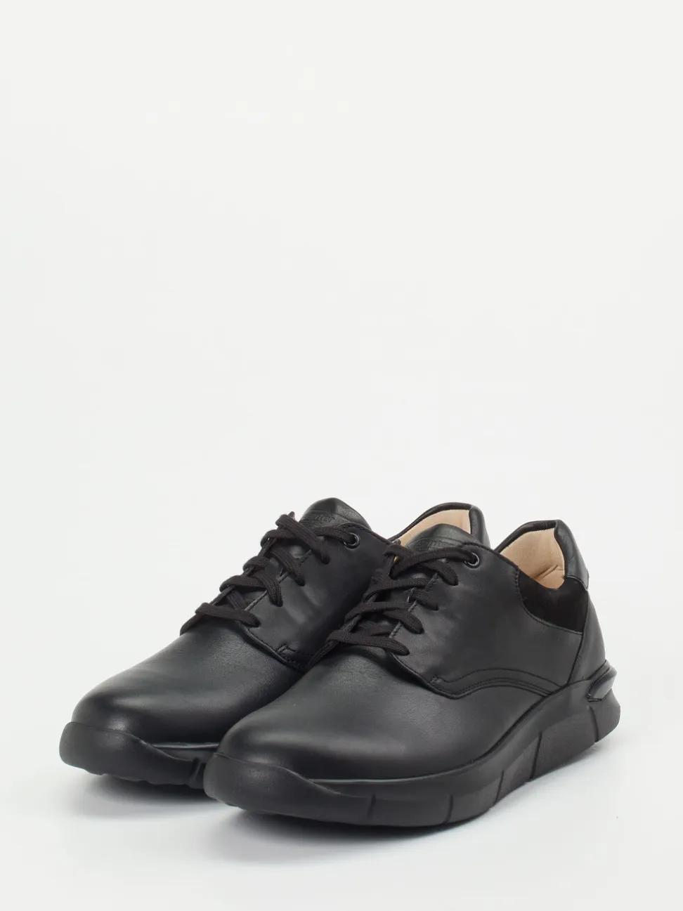 Ganter – Komfort-Schnürschuh aus Kalbleder schwarz